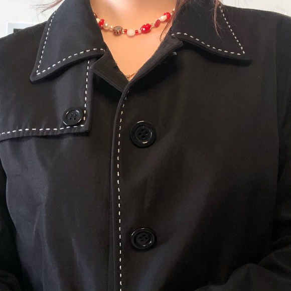 SOLD ON DEPOP @winedark / black jacket - Picture 2 of 3